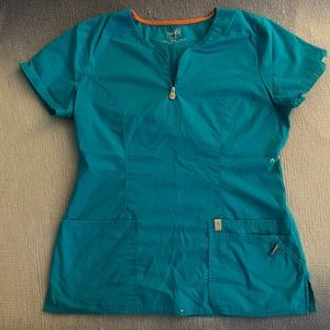 Code Happy scrub top
